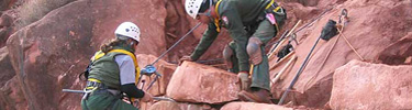 Grand Canyon trail crew at work