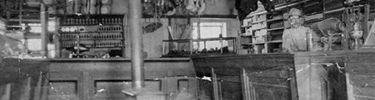 The bullpen in Hubbell Trading Post, circa 1890.
