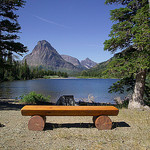 Pray Lake and Sinopah Mountain