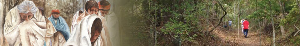 Trail of Tears artwork and trail walk