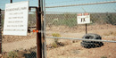 Entrance to park landfill Entrance to park landfill