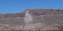 The landslide is clearly visible for miles The landslide is clearly visible for miles