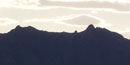 Pummel Peak at sunset Pummel Peak at sunset