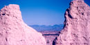 Chisos Mountains seen from the presidio ruins Chisos Mountains seen from the presidio ruins
