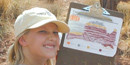 Junior Geologist with Dutton Sketch Junior Geologist with Dutton Sketch