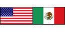 U.S. and Mexico flags U.S. and Mexico flags