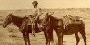 Photo of William Henry Jackson on horseback Photo of William Henry Jackson on horseback