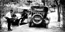 Car on the tour road, 1920s Car on the tour road, 1920s
