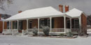 Commanding officer's quarters during winter. Commanding officer's quarters during winter.