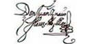 Signature of Don Juan Ignacio Flores Mogollón Signature of Don Juan Ignacio Flores Mogollón