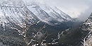 U-shaped valley carved by a glacier U-shaped valley carved by a glacier