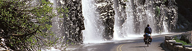 The Weeping Wall on the Going-to-the-Sun Road