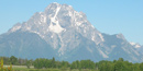 Mt. Moran in July Mt. Moran in July