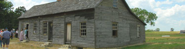 Home Station for Pony Express riders at Hollenberg near Marysville, KS