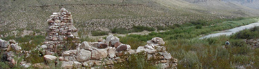 A ruin along the Rio Grande
