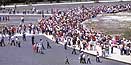Summer Crowd at Old Faithful. Summer Crowd at Old Faithful.