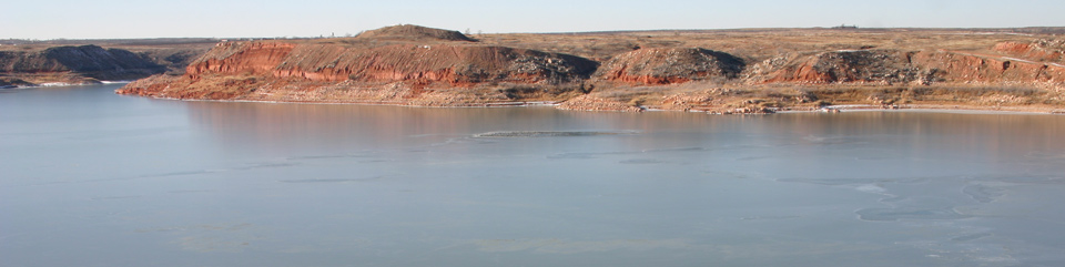 Lake Meredith National Recreation Area in the Panhandle of Texas