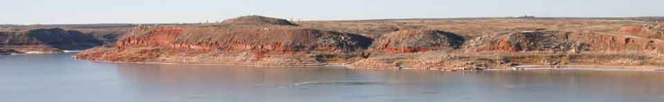 Lake Meredith National Recreation Area in the Panhandle of Texas