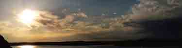 Sunset over Lake Meredith