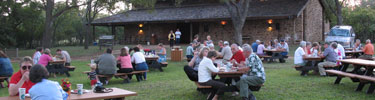 A party being held at the Event Center
