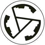 Mesa Verde Museum Association logo, circle with inner geometric designs
