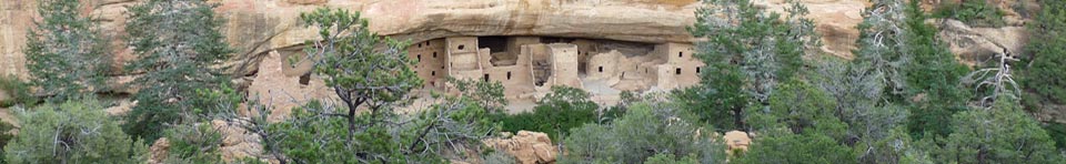 View of Spruce Tree House from overlook