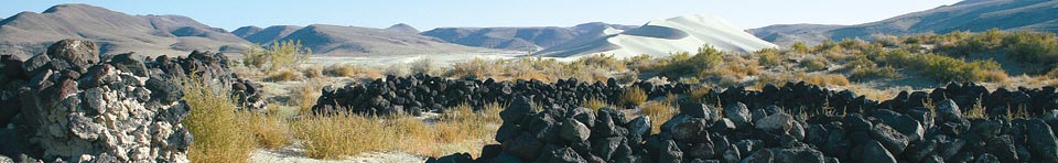 Stone Ruins at the Sand Springs Pony Express Station in Nevada