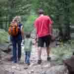 Enjoying a hike in Rocky Mountain National Park