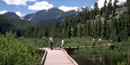 photo of wheelchair accessible trail photo of wheelchair accessible trail