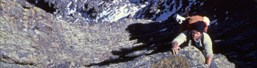a photo of a climber