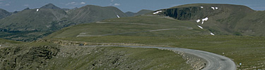 A photo of Trail Ridge Road.