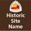Historic Site Name sign