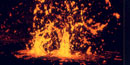 A firey night eruption in Hawaii A firey night eruption in Hawaii