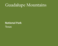 Guadalupe Mountains National Park