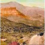 old postcard of Apache Trail
