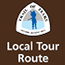 Local Tour Route sign