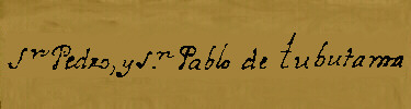 San Pedro y San Pablo de Tubutama