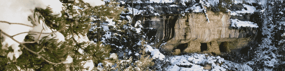 View of Cliff Dwellings from the Island Trail