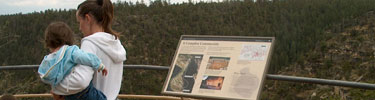 Wayside exhibit on Island Trail