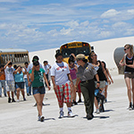 Ranger with students