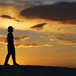 Ranger on the dunes