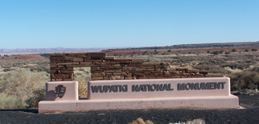 Wupatki Entrance Sign