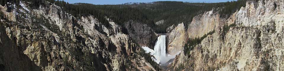 Lower Falls of the Yellowstone.