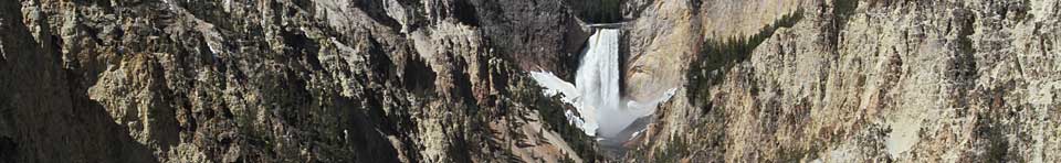 Lower Falls of the Yellowstone.