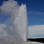A live video camera monitors activity at and near Old Faithful everyday!