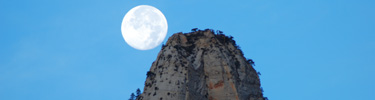 Moonrise over Zion