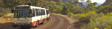 Shuttle Bus in Zion Canyon
