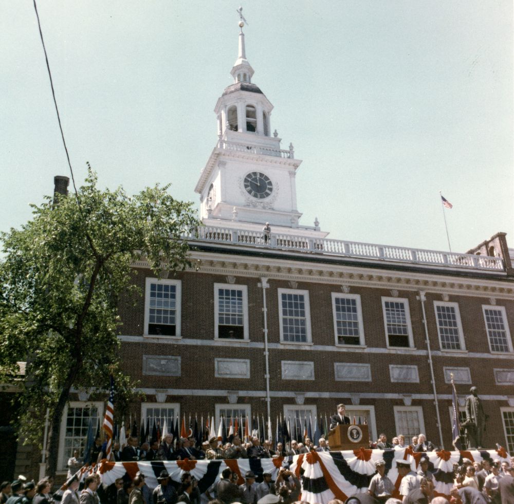 JFK Independence Hall 1962