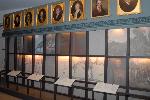 Photo of portraits and exhibits