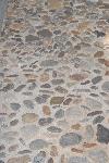 Cobblestone walkway